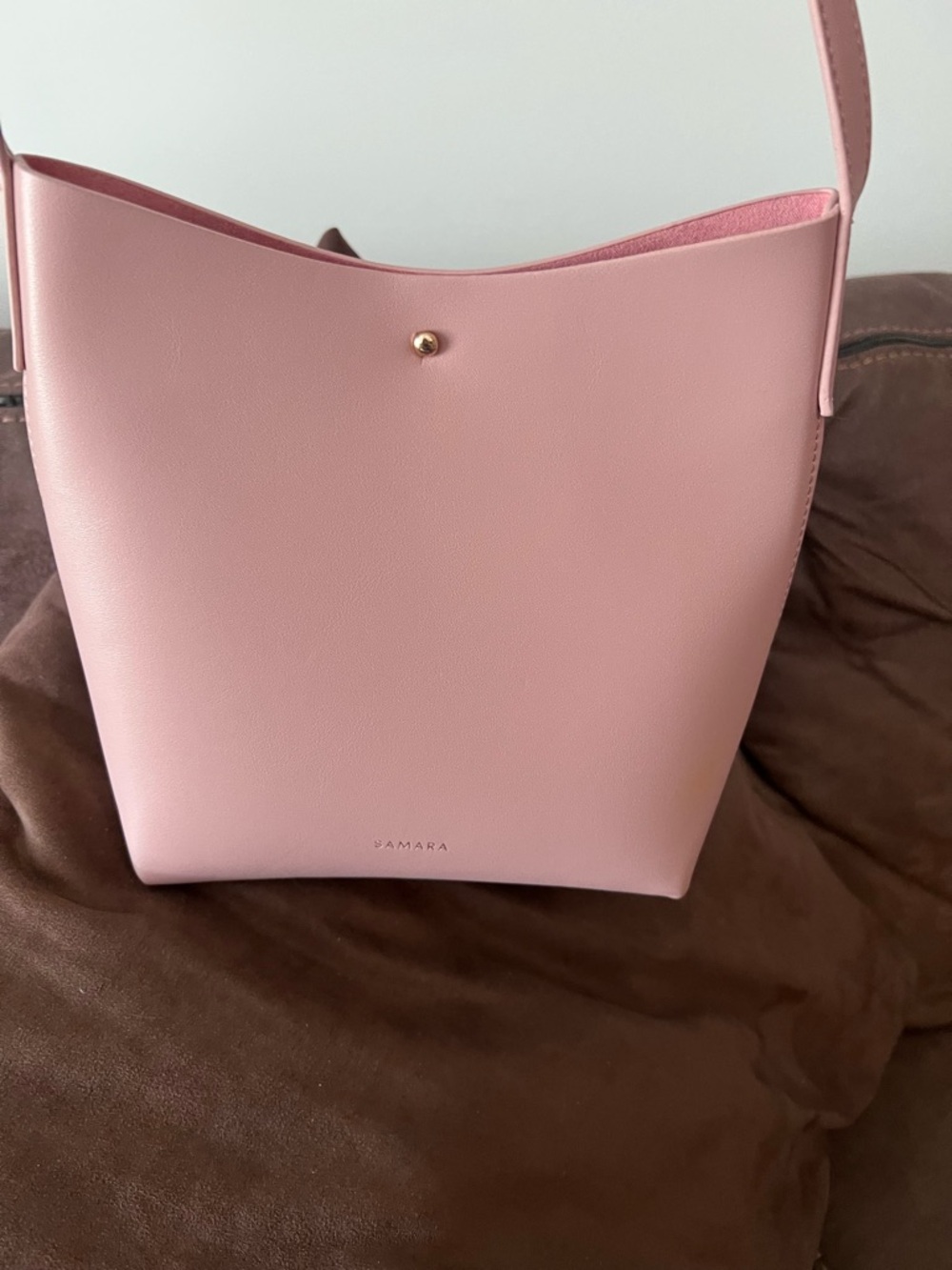 Samara Pink vegan Shoulder Tote